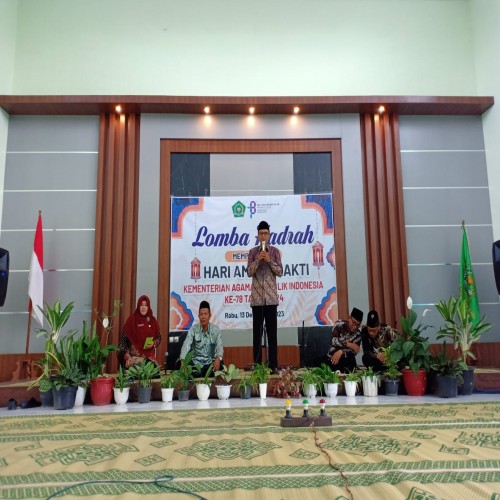 Suasana Meriah, Hadrah Memukau di KemenagTrenggalek